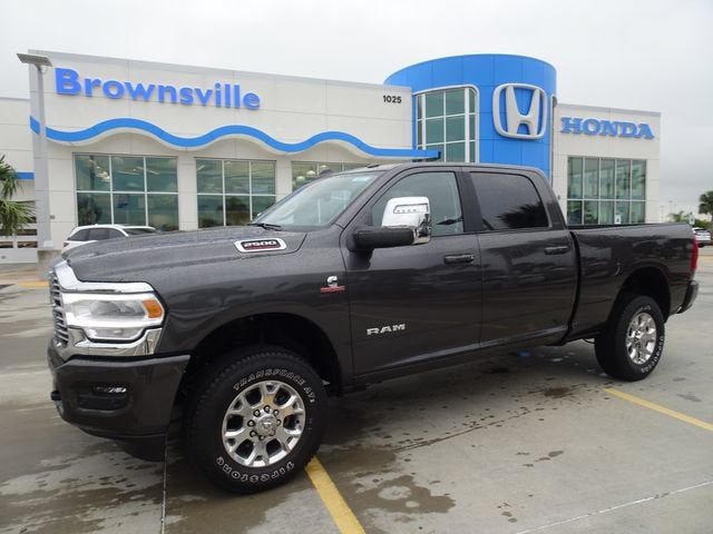 2024 RAM 2500 Laramie in Granite Crystal Metallic Clearcoat — front three-quarter view