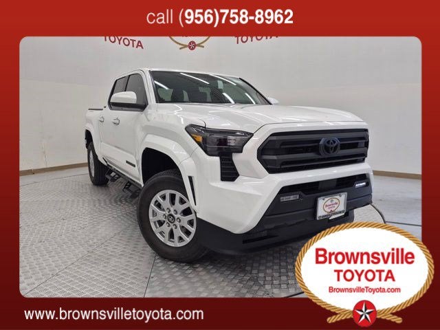 2026 Toyota Tacoma SR5 in Ice Cap — front three-quarter view