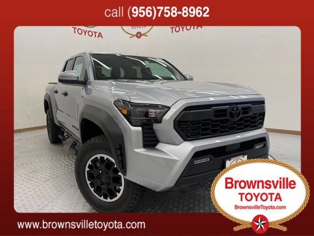 2026 Toyota Tacoma TRD Off-Road in Celestial Silver Metallic — front three-quarter view