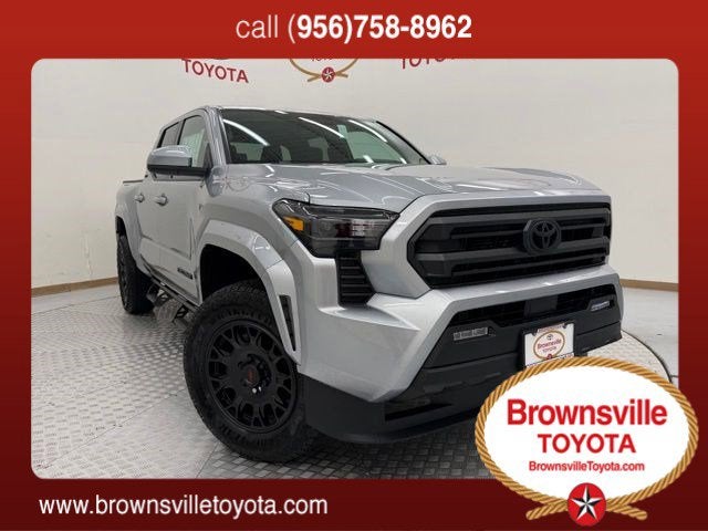 2026 Toyota Tacoma SR5 in Celestial Silver Metallic — front three-quarter view