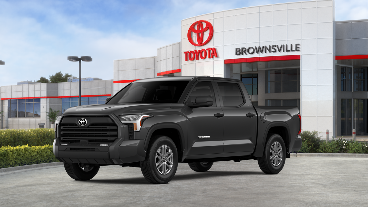 2026 Toyota Tundra SR5 in Magnetic Gray Metallic — front three-quarter view