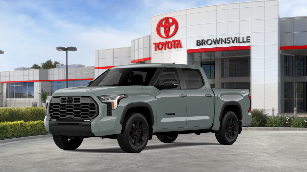 2026 Toyota Tundra Limited in Lunar Rock — front three-quarter view