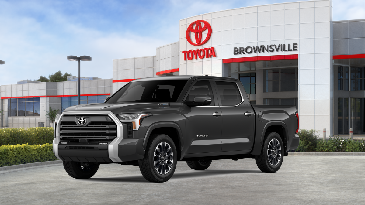 2026 Toyota Tundra i-FORCE MAX Tundra Limited in Magnetic Gray Metallic — front three-quarter view