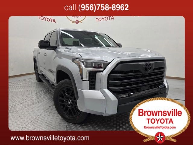 2026 Toyota Tundra i-FORCE MAX Tundra Limited in Celestial Silver Metallic — front three-quarter view