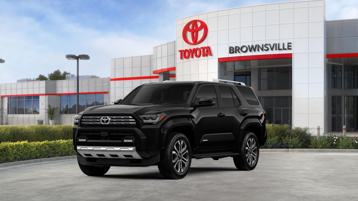 2026 Toyota 4Runner Limited in Black — front three-quarter view